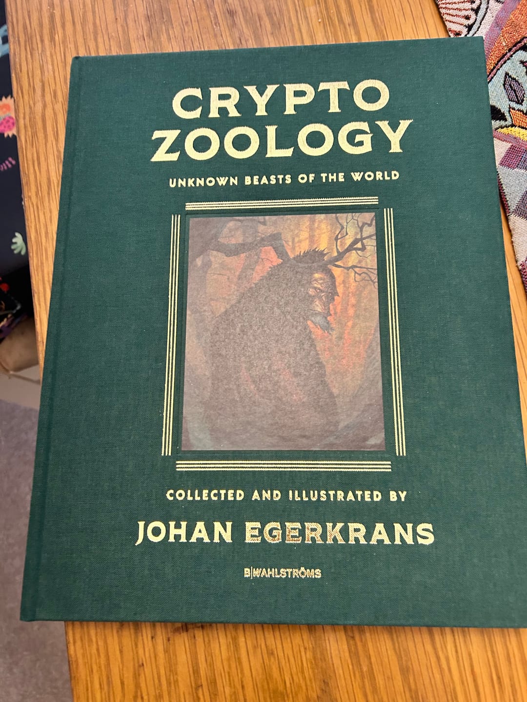 Customer photo review of PRE-ORDER: CRYPTOZOOLOGY - SIGNED BOOK & PRINT