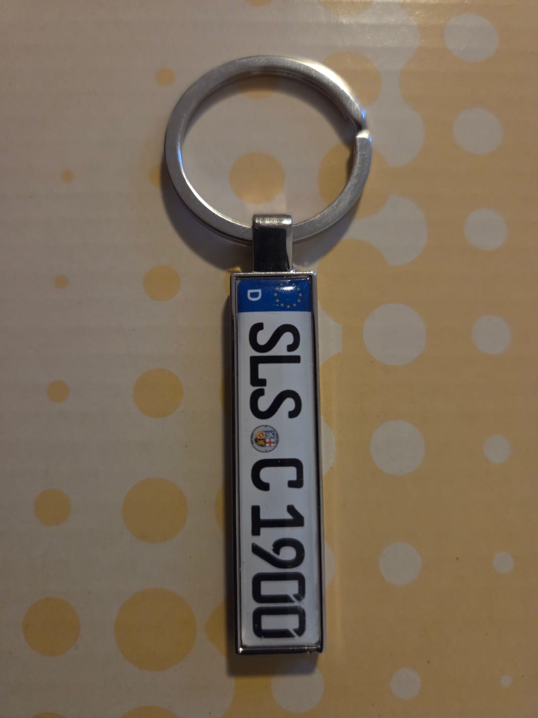 Customer photo review of Kennzeichen Schlüsselanhänger Mini Nummernschild Metall