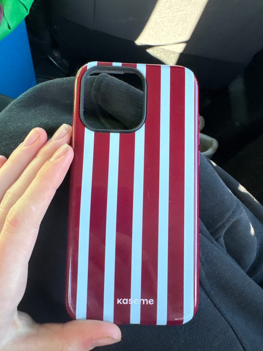 Customer photo review of Berry Lane Burgundy