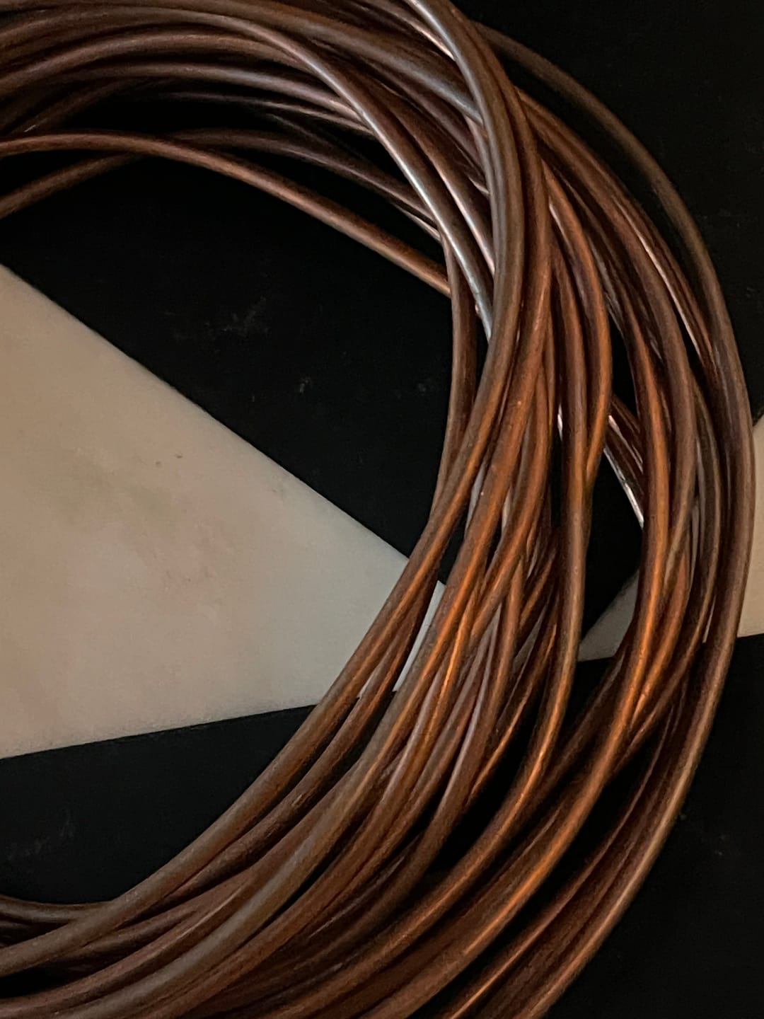Customer photo review of Pure Copper Wire – Vastu Remedy for South-East Fire Zone & Main Door Conduction | Ideal for Plot & Toilet Blocking | 2 & 4 mm Diameter