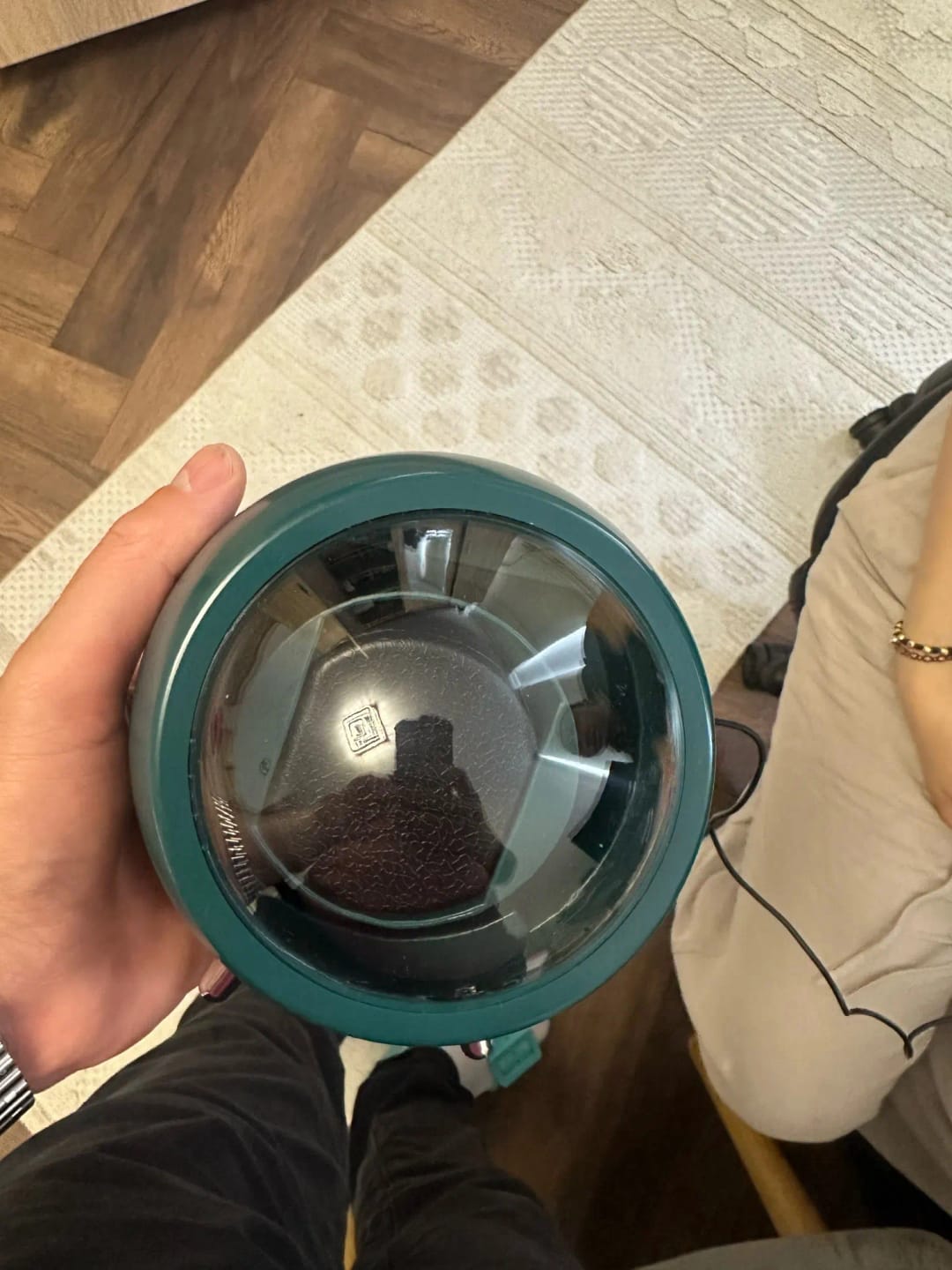 Customer photo review of Remontoir Montre Automatique Blanche – Moteur Mabuchi Silencieux