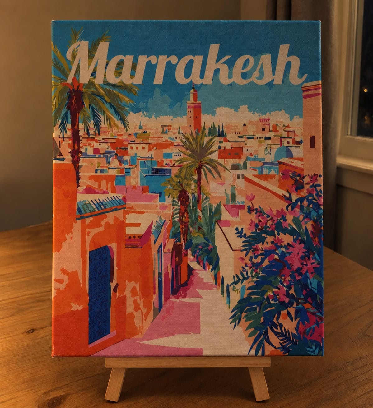 Customer photo review of Affiche de voyage Marrakech