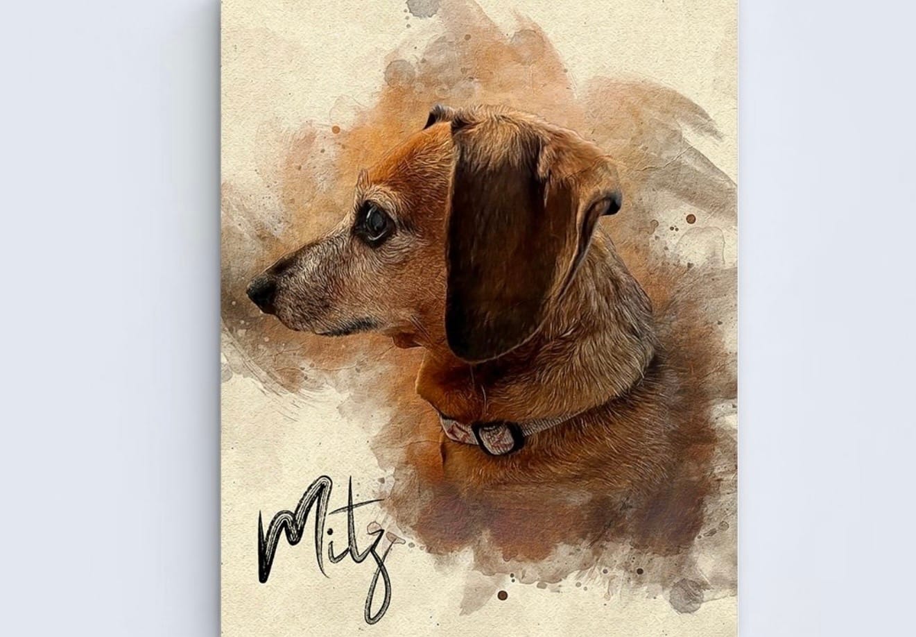 Customer photo review of Personalized photo Painting