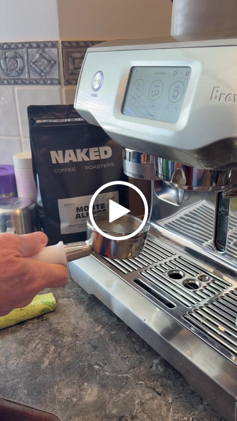 Customer video review of Bottomless Breville 54/58 Portafilter