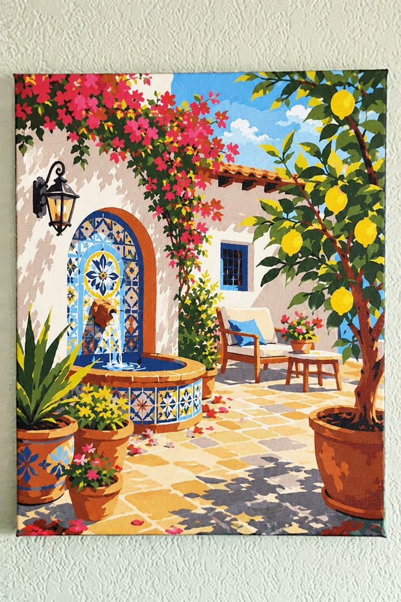 Customer photo review of Fontaine méditerranéenne