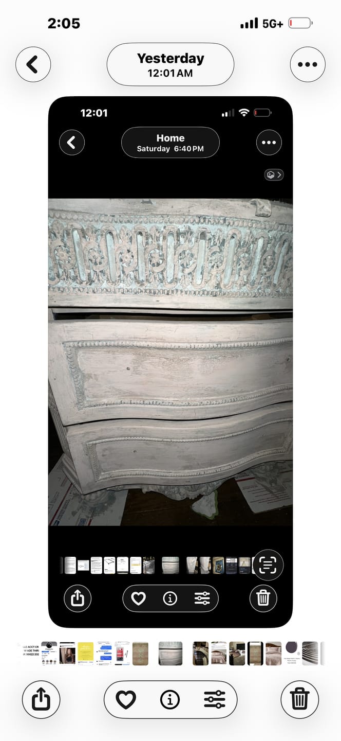 Customer photo review of Cracked Gesso
