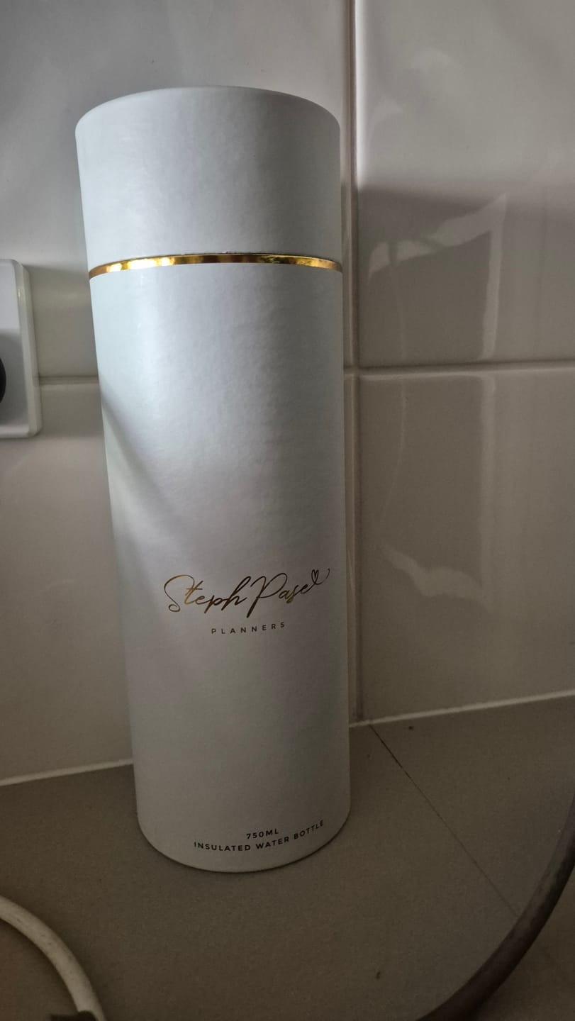 Customer photo review of Insulated Water Drink Bottle 750ml - Sage