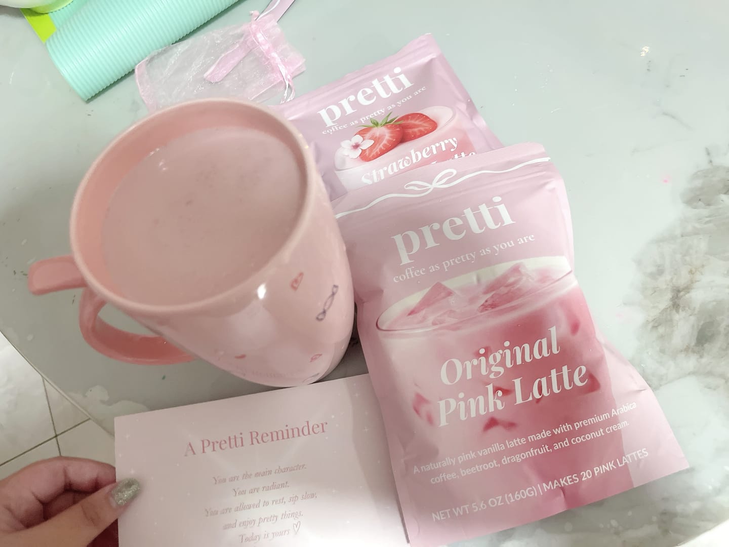 Customer photo review of Original Pink Latte