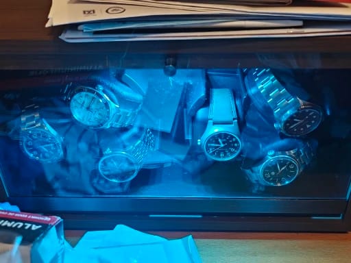Customer photo review of Remontoir Montre Automatique Bois Vitrée – Format Allongé