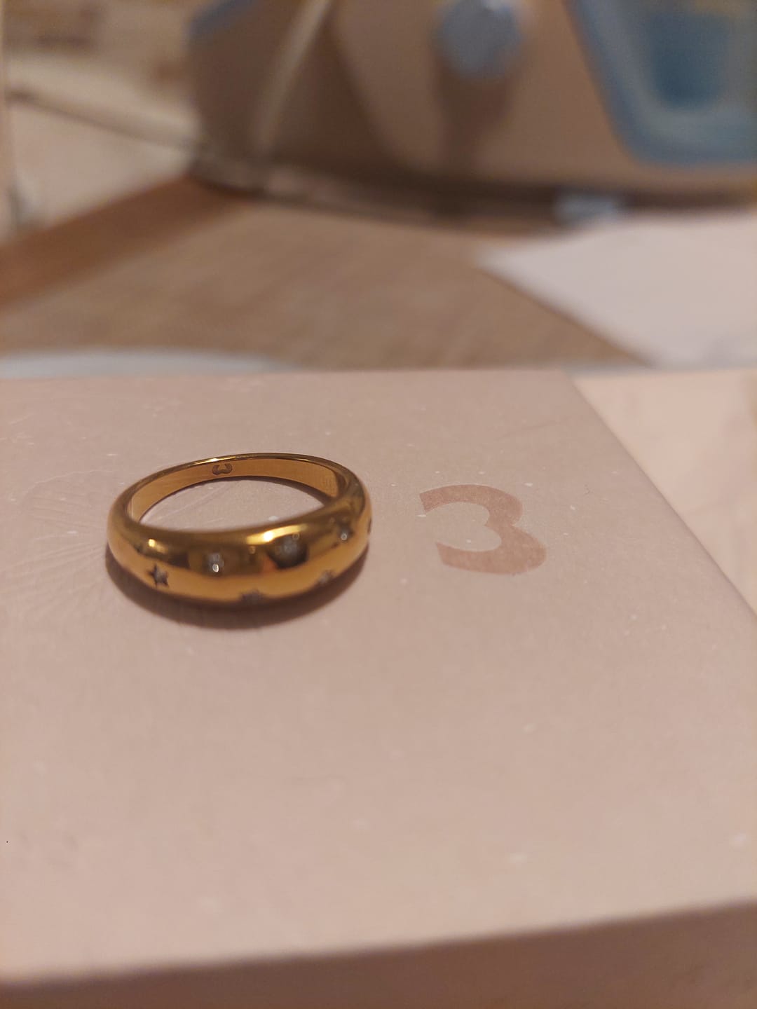 Customer photo review of Reflective Stars Ring