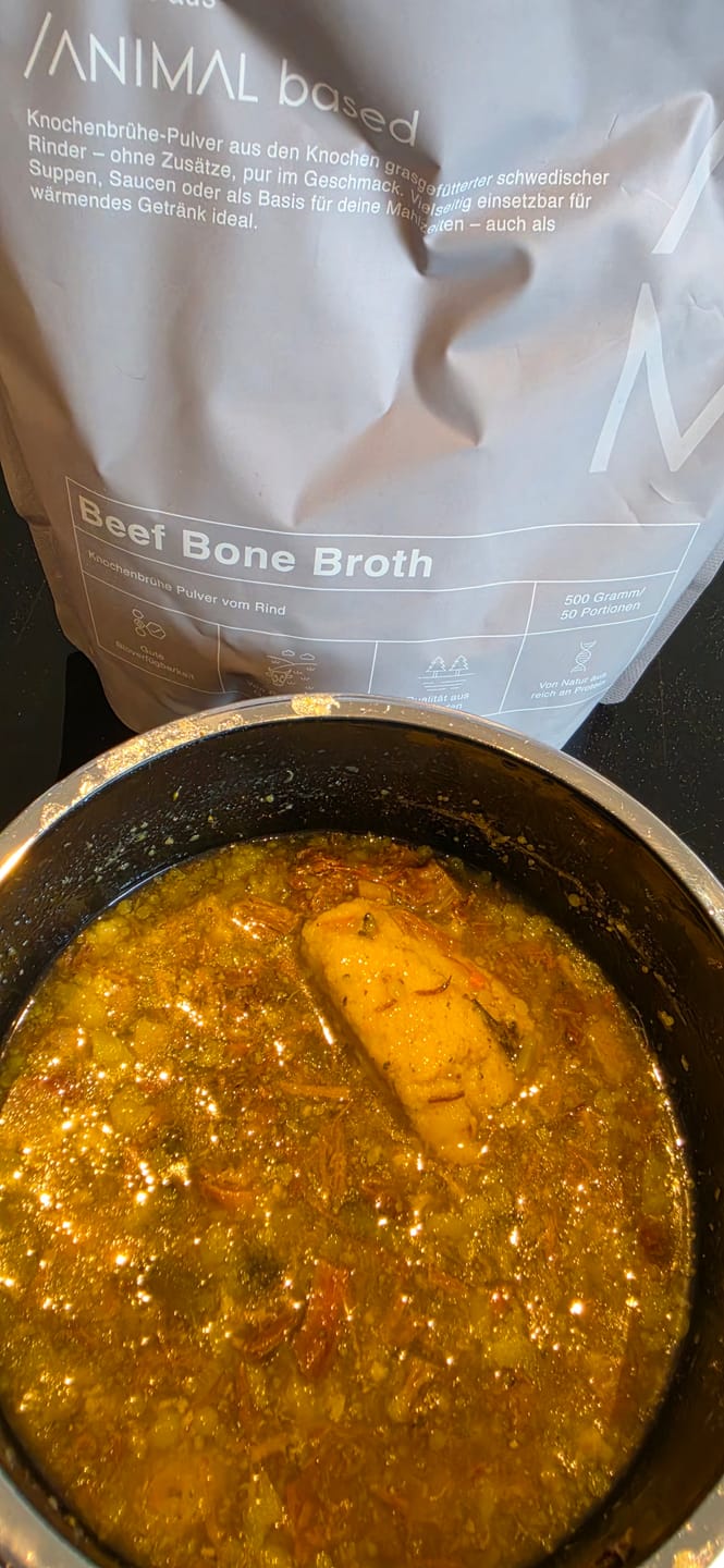 Customer photo review of Knochenbrühe Pulver 500g