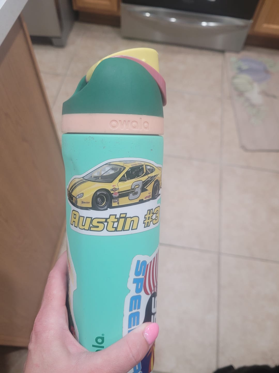 Customer photo review of Cut to Shape Stickers