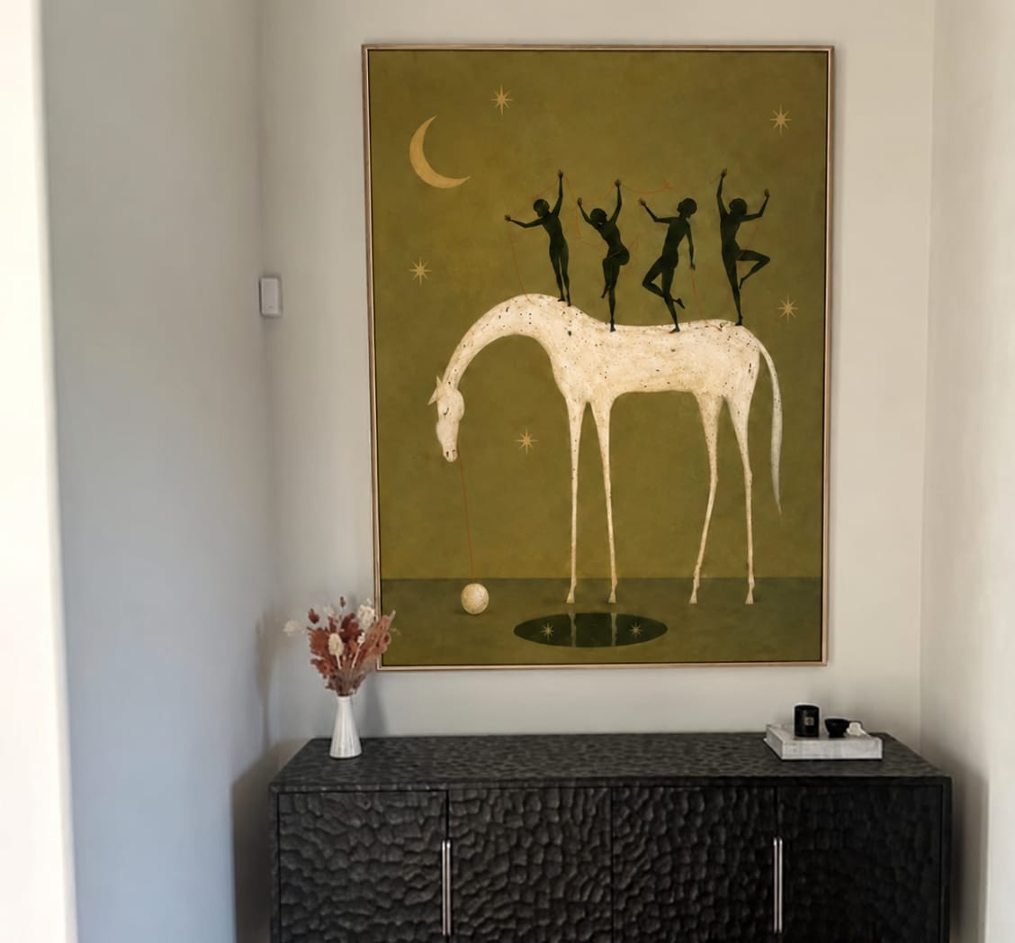 Customer photo review of Moon Dancers-Horse Painting