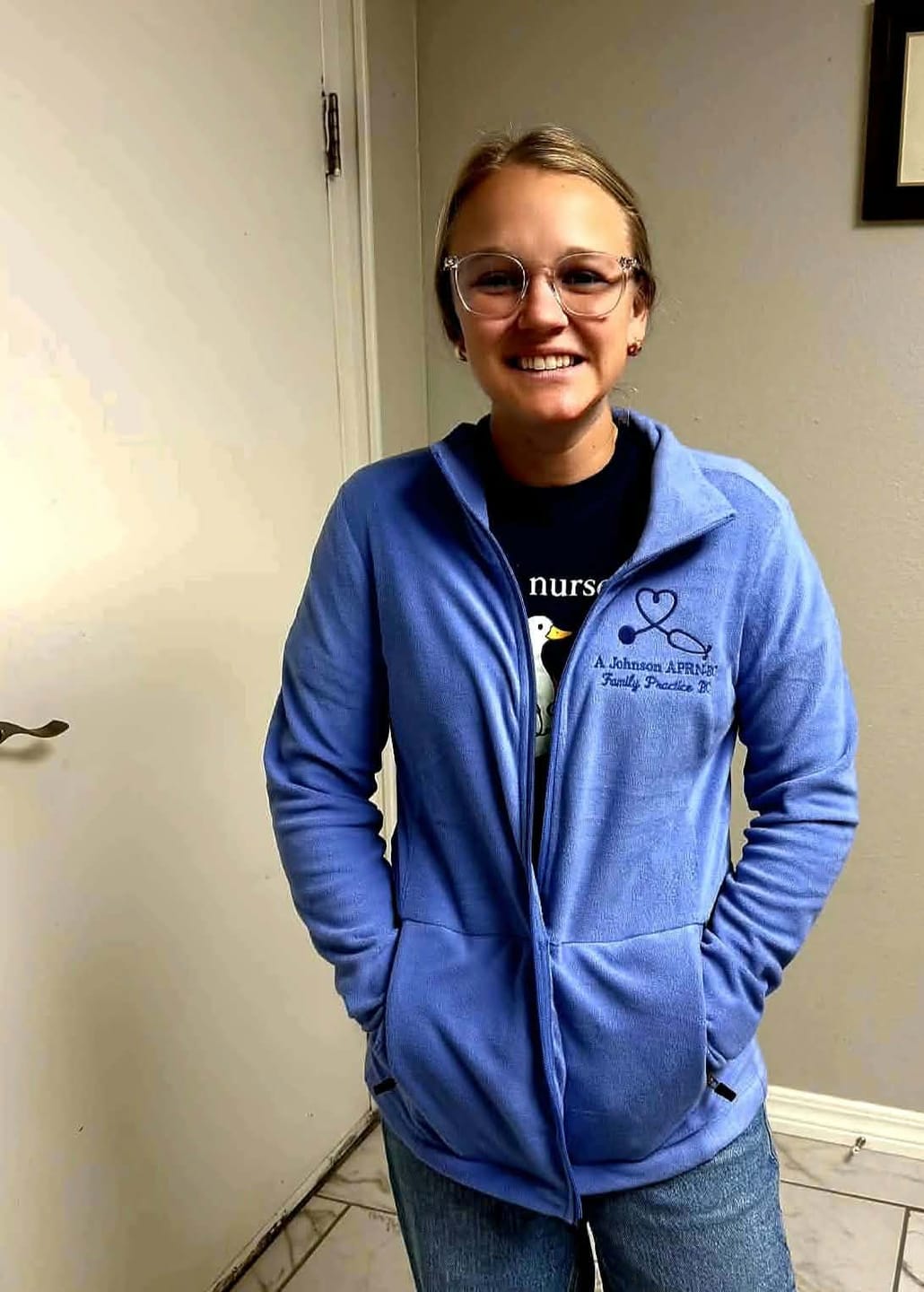 Customer photo review of Port Authority® Ladies Accord Microfleece Full Zip