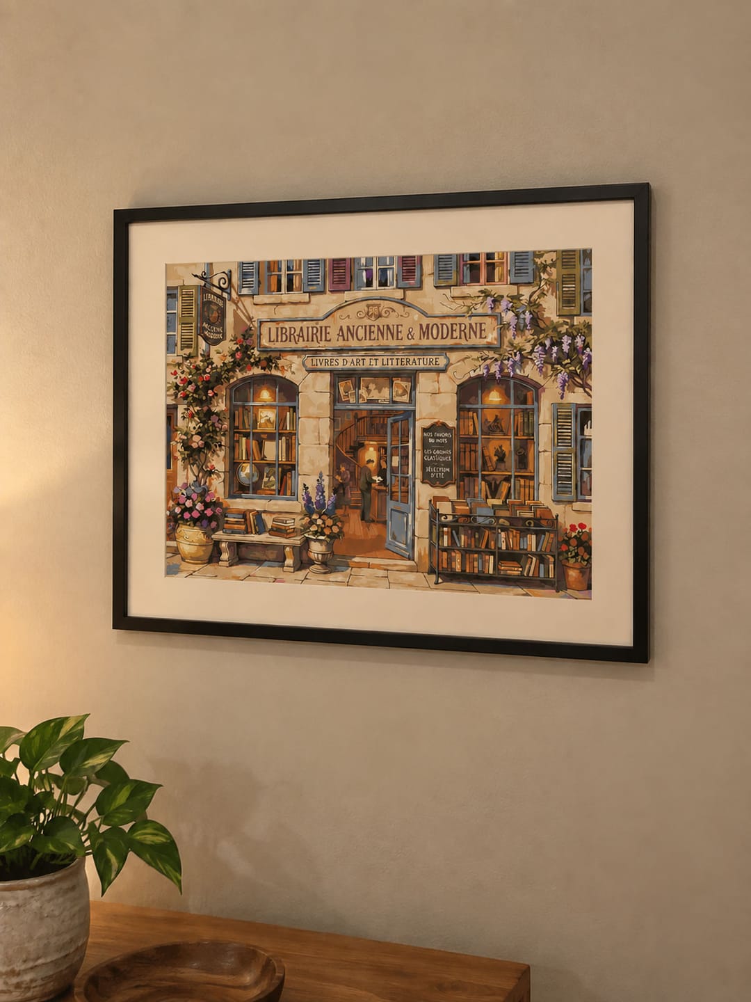 Customer photo review of Librairie Intemporelle