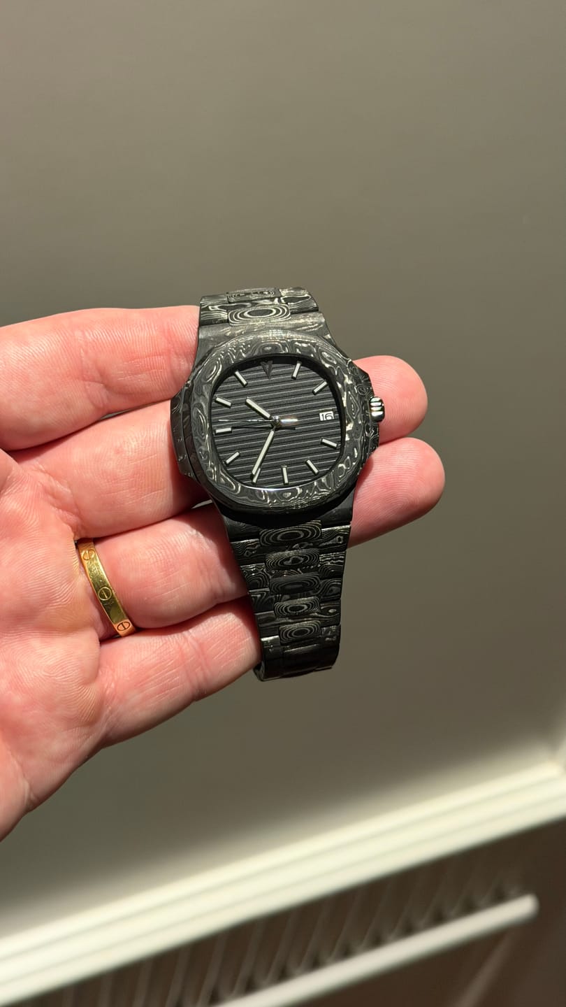 Customer photo review of TECHNAUTIC CARBON FIBER WATCH