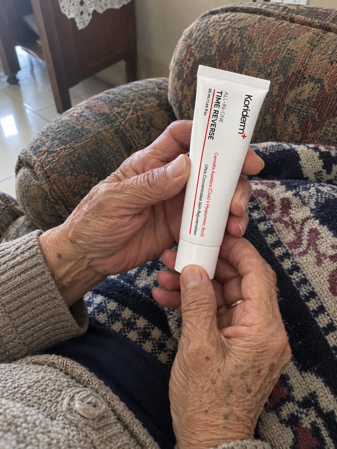 Customer photo review of Koriderm · Crema antiedad con Centella