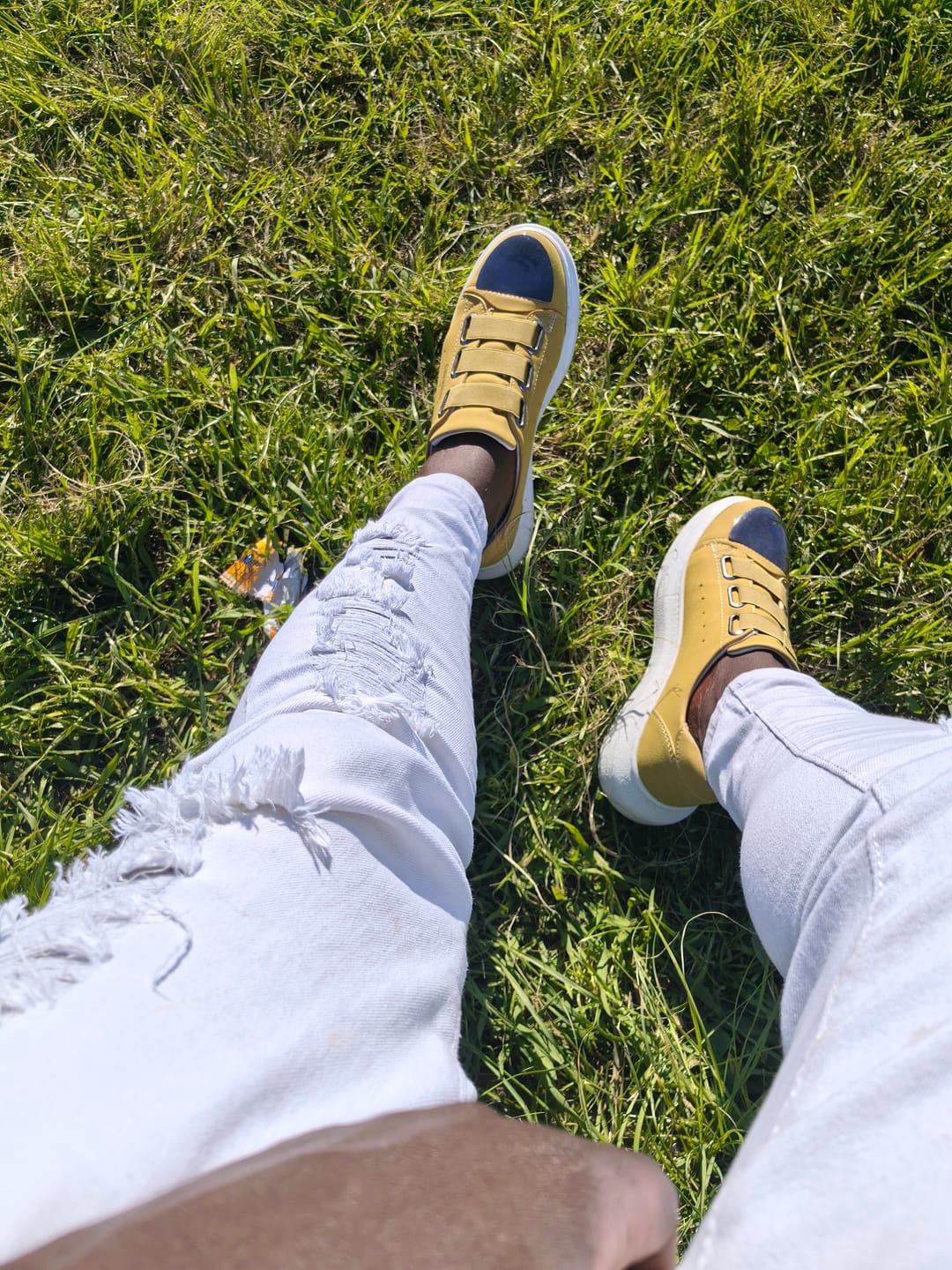 Customer photo review of MIRROR SUEDE Mustard