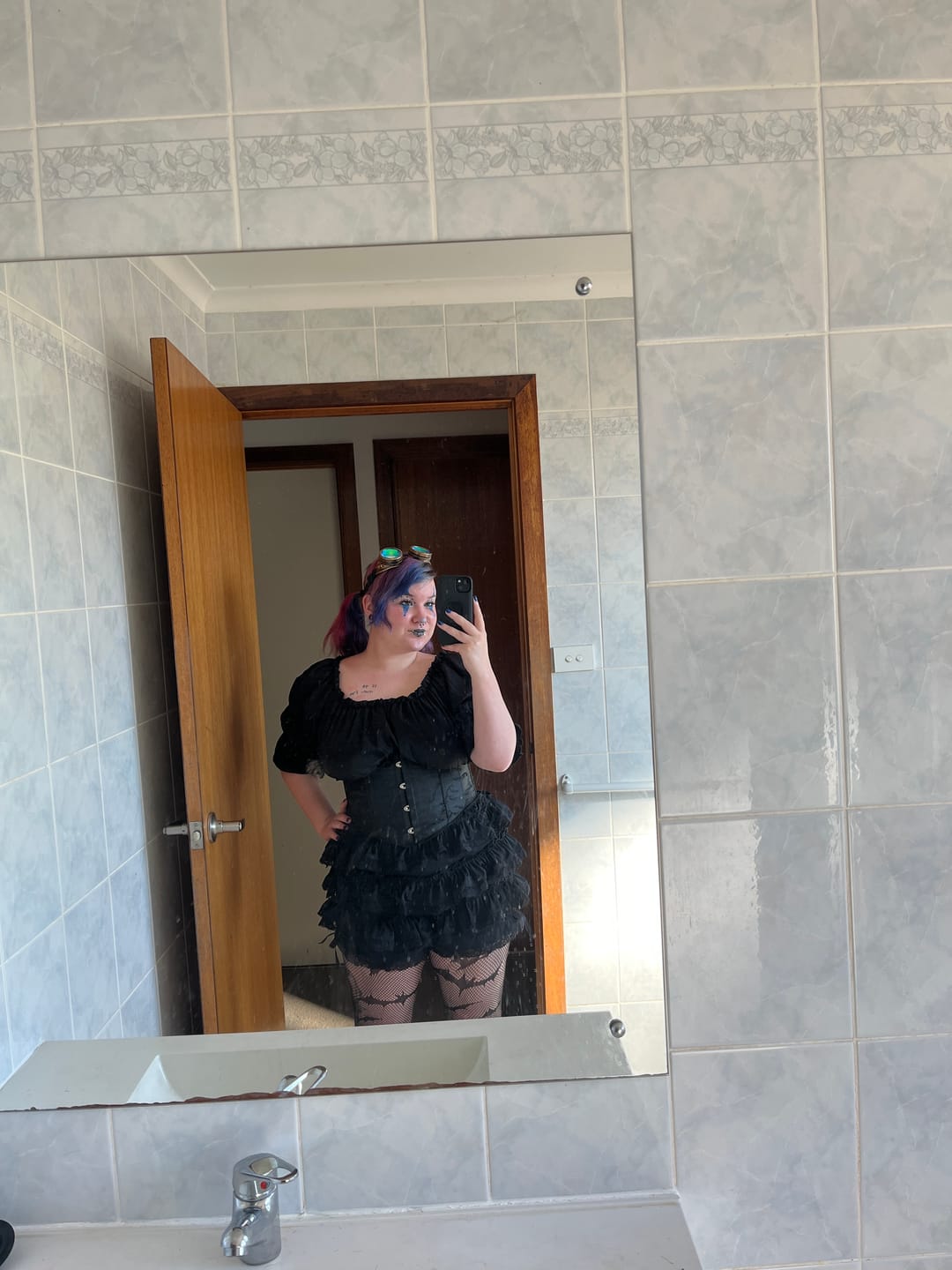 Customer photo review of Black Bloomers