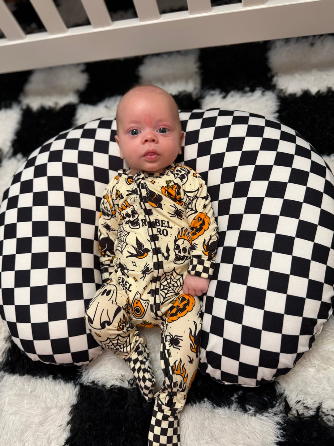 Customer photo review of Bamboo Zippy Sleeper in Halloweentown