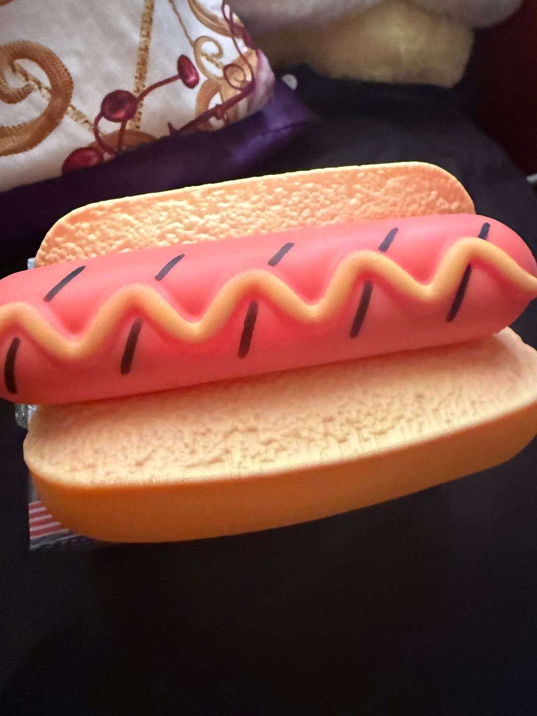 Customer photo review of Hot Dog Giant Squishy
