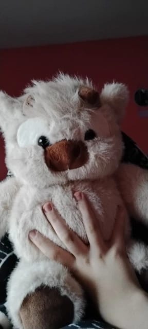 Customer photo review of MooDash BoopJoy – La vaquita de peluche que corre