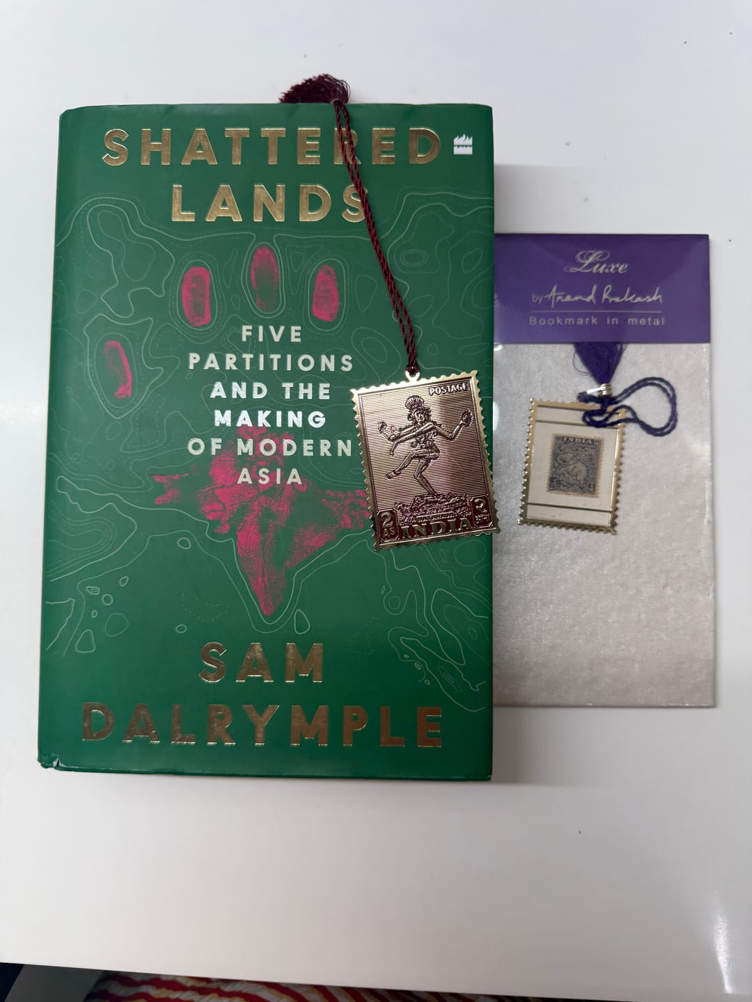 Customer photo review of The Philately Bookmark - Nataraja