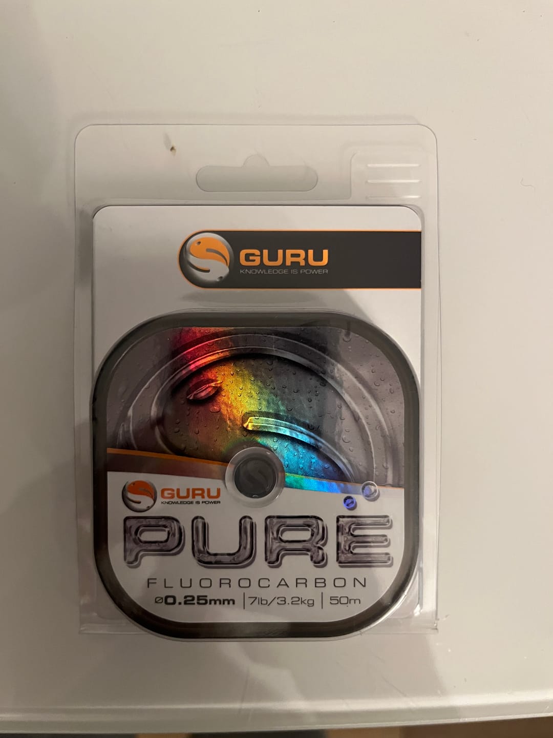 Customer photo review of PURE FLUOROCARBON 50m – Fluorocarbon Vislijn