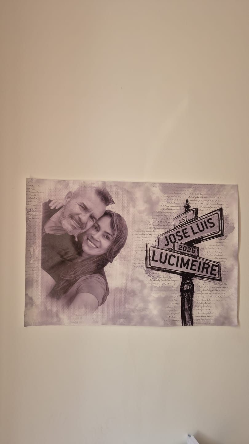 Customer photo review of Custom Photo I Need You Because I Love You - Couple Personalized Custom Horizontal Poster