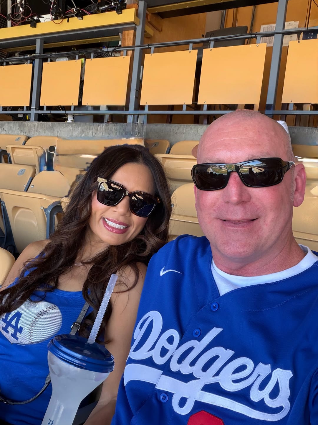 Customer photo review of Los Angeles Dodgers Baseball Heart OG Tank