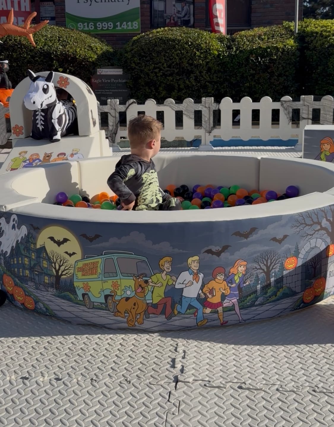 Customer photo review of Soft Play Circular Ball Pit (5' x 5' x 12")