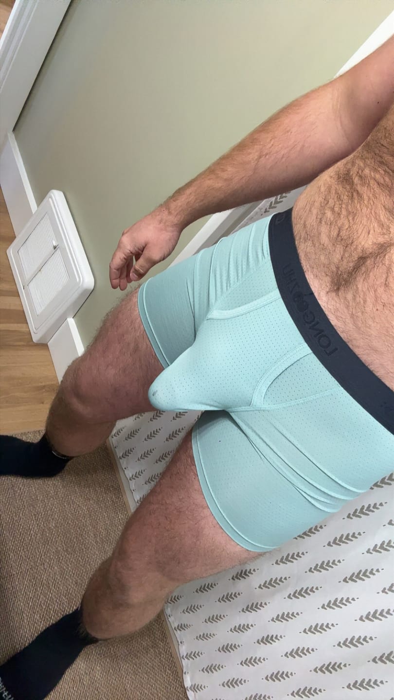 Customer photo review of Men's Cooling Separate Pouch Boxer Briefs Dual Pouch Underwear