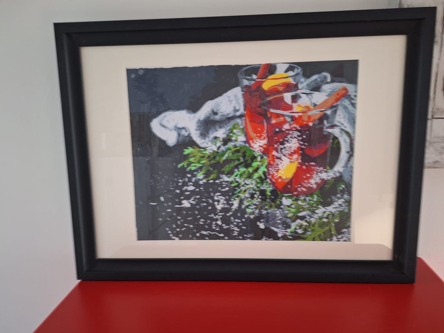 Customer photo review of Malen nach Zahlen - Weihnachtsgetränk
