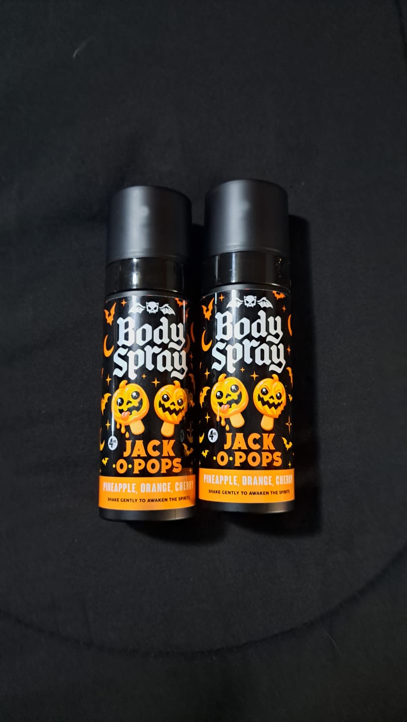 Customer photo review of Jack O Pops Body Spray