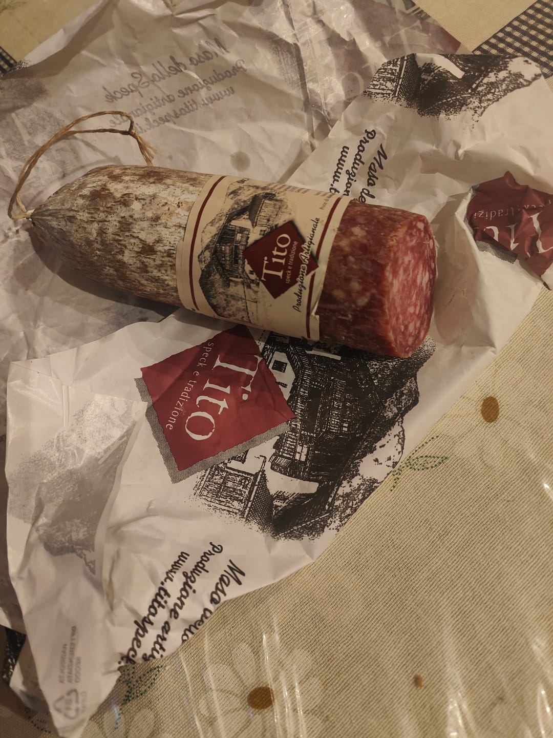 Customer photo review of Salame con finocchio