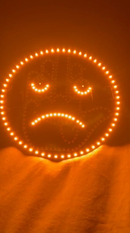 Customer photo review of CarMood LED Gesture Light – Your Car Has Feelings