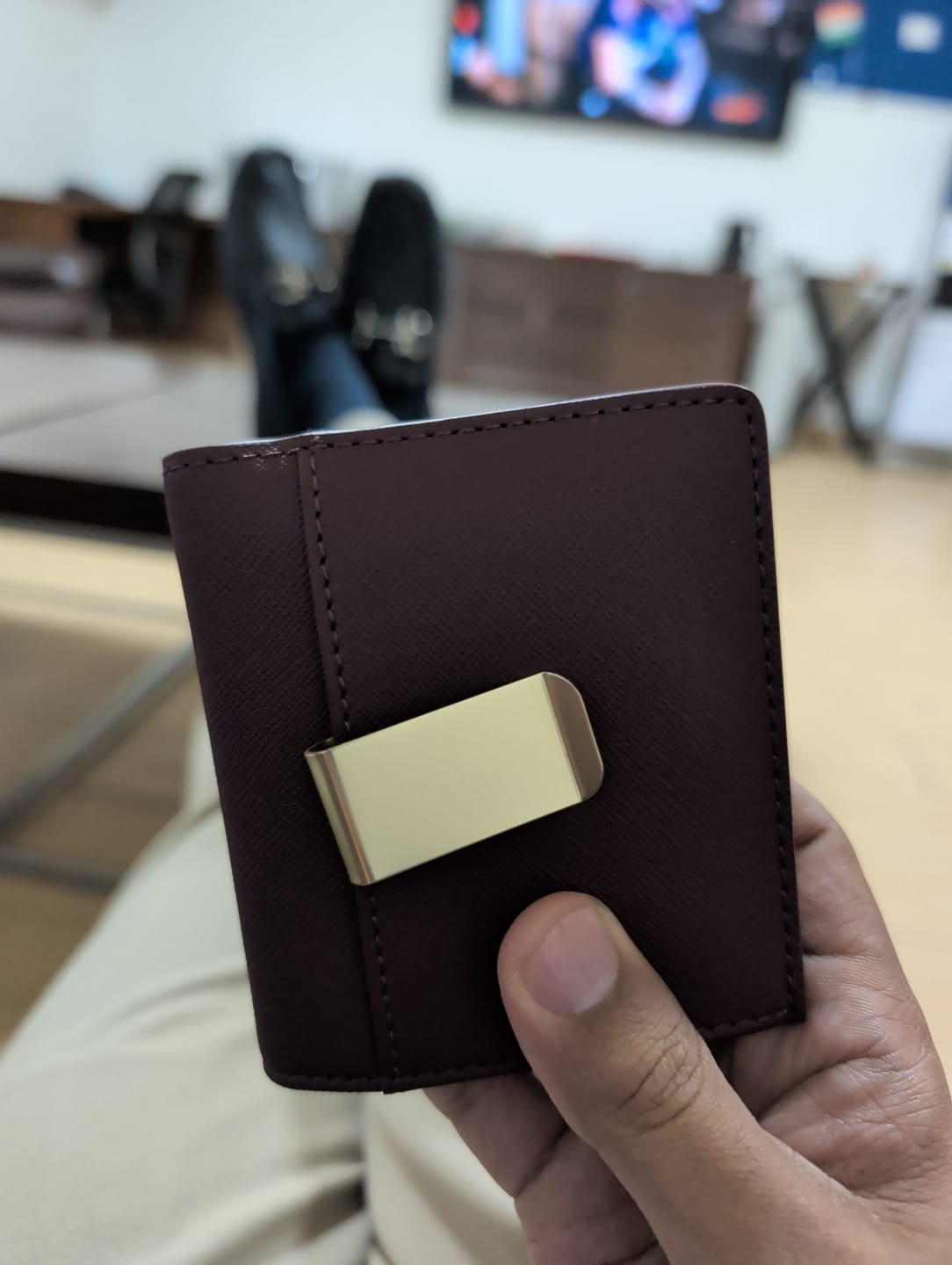 Customer photo review of SLEIGHT RFID BI-FOLD WALLET