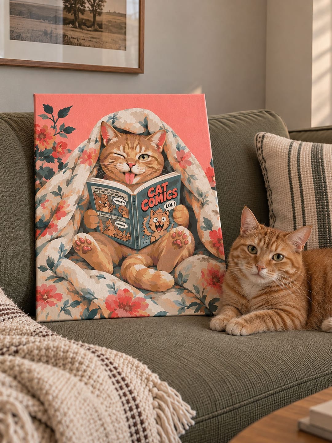 Customer photo review of Bandes dessinées de chats