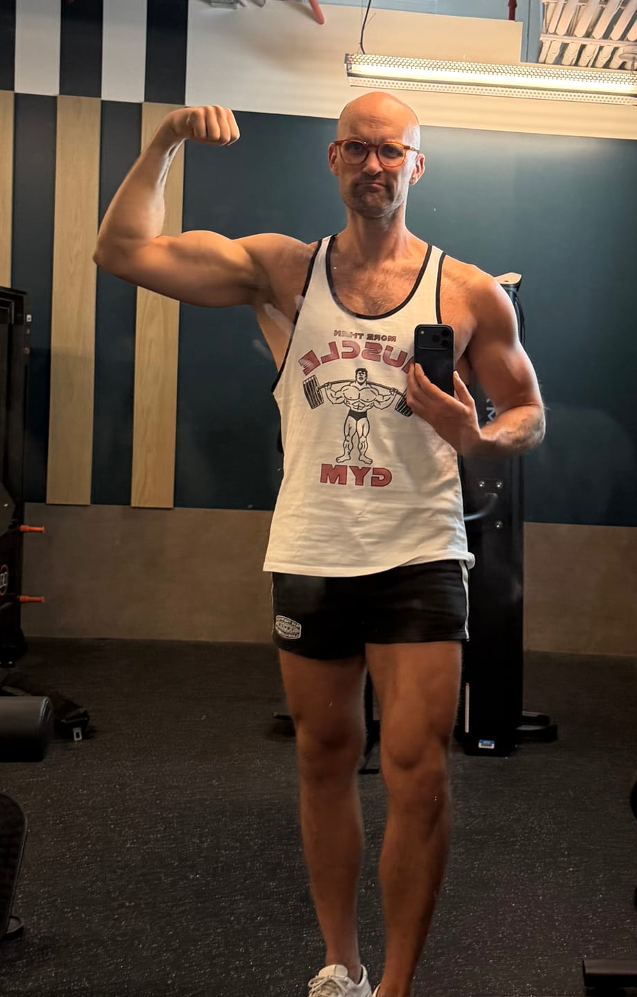 Customer photo review of Vintage Cotton Shorts - Black