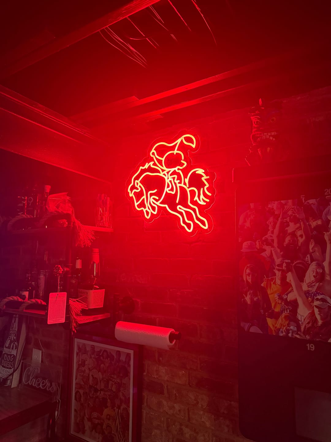 Customer photo review of The BASH - Premium Neon Artwork