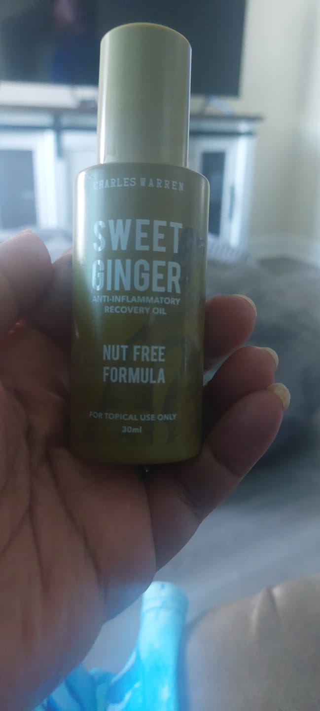 Customer photo review of [Nut-Free] Sweet Ginger Dry Oil for Sensitive Skin