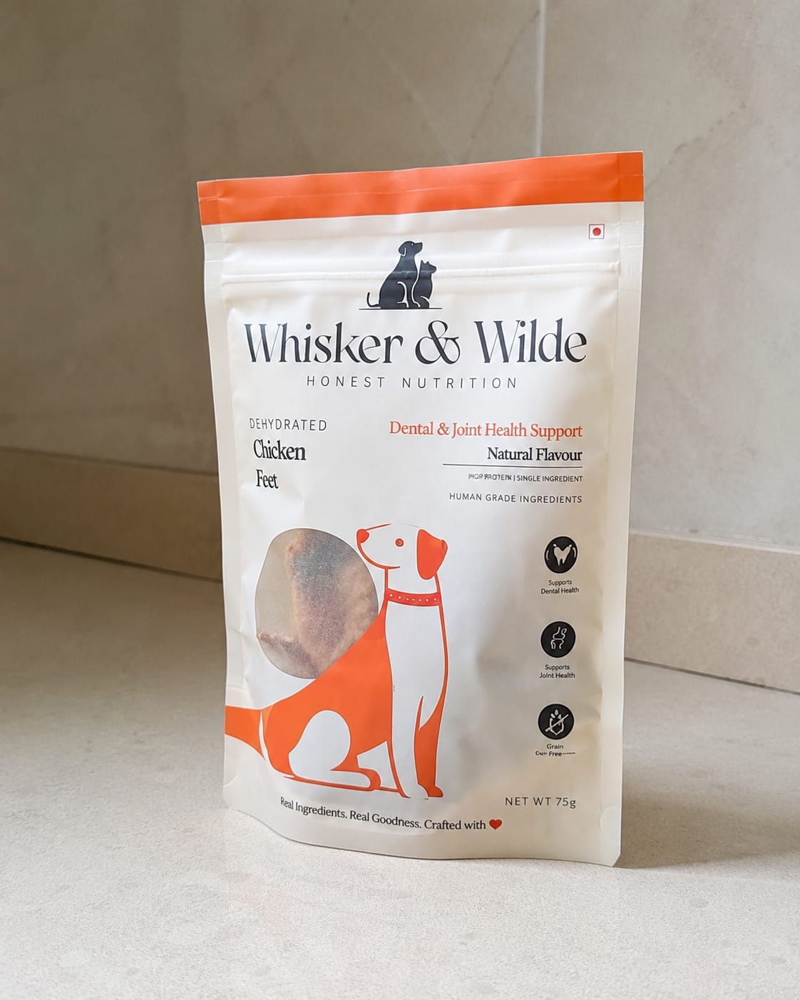 Customer photo review of Dehydrated Chicken Feet (Dog)