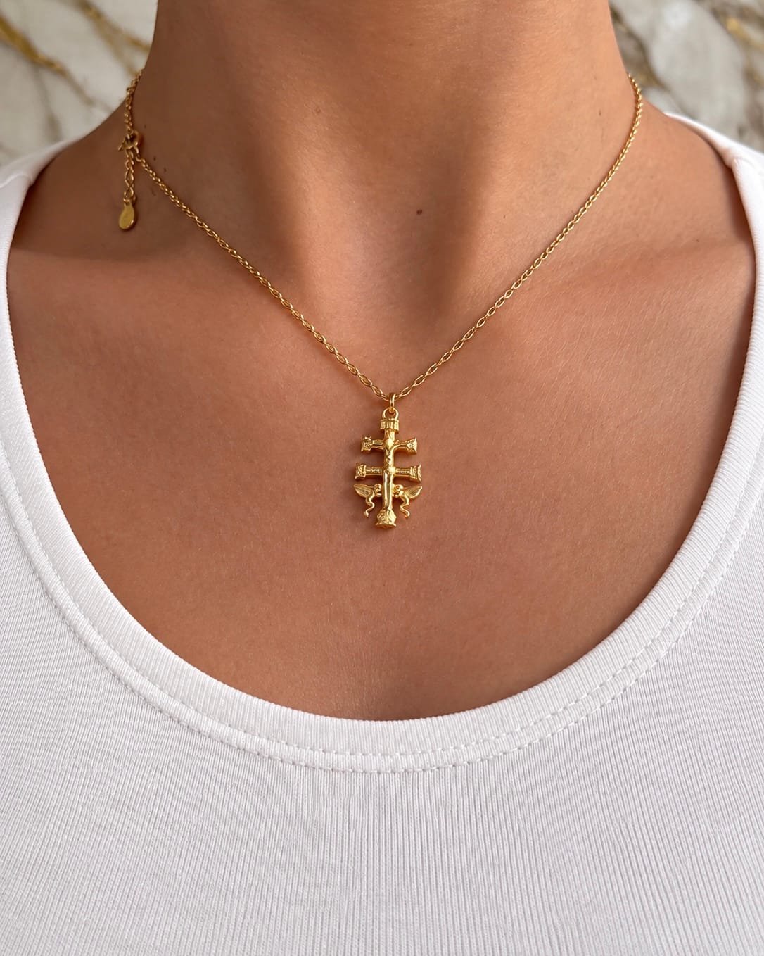 Customer photo review of Collar Cruz de Caravaca