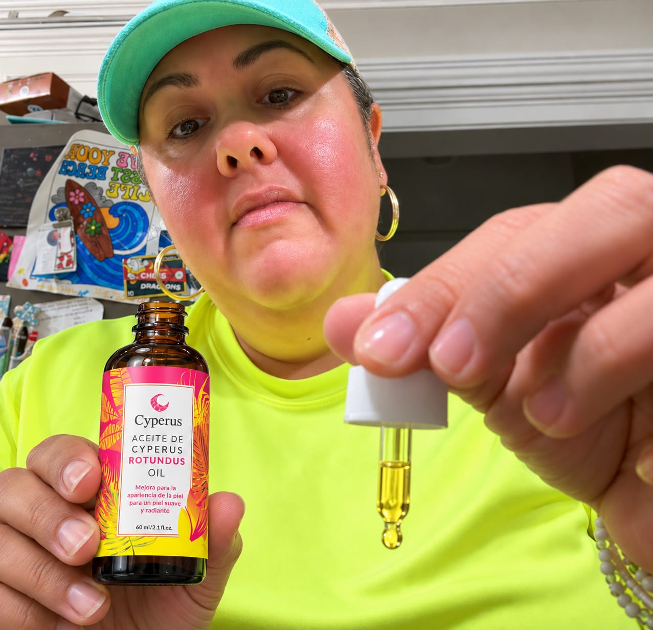 Customer photo review of Aceite botánico anti-crecimiento | Alternativa natural a los láseres