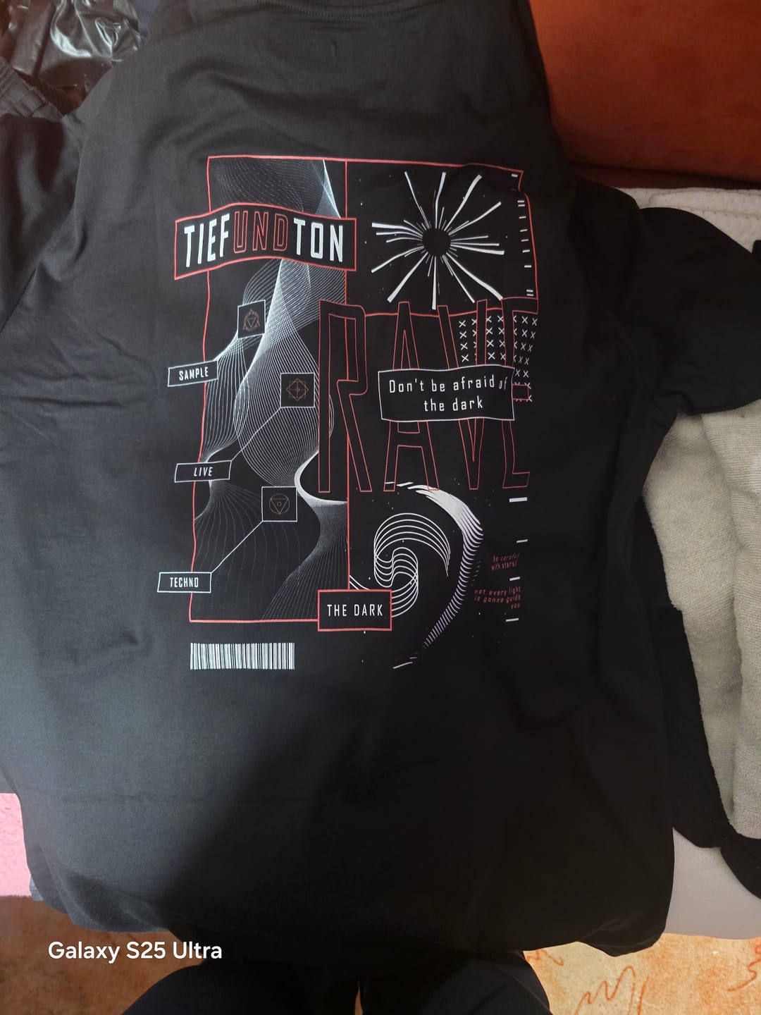 Customer photo review of The Dark - T-Shirt