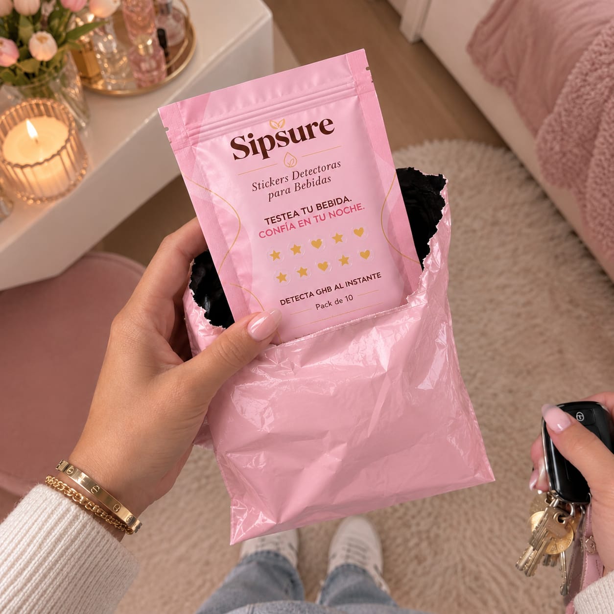 Customer photo review of Sipsure™ Pegatinas Detectoras