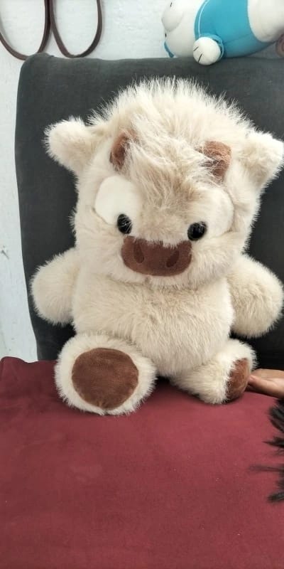 Customer photo review of MooDash BoopJoy – La vaquita de peluche que corre