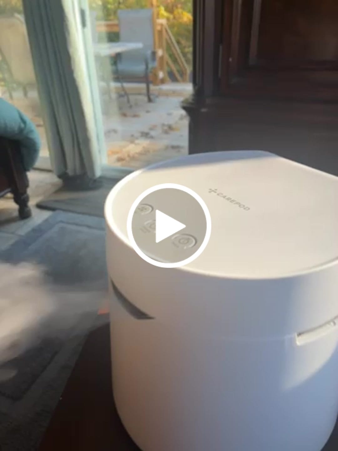 Customer video review of Carepod One - Stainless Steel Humidifier