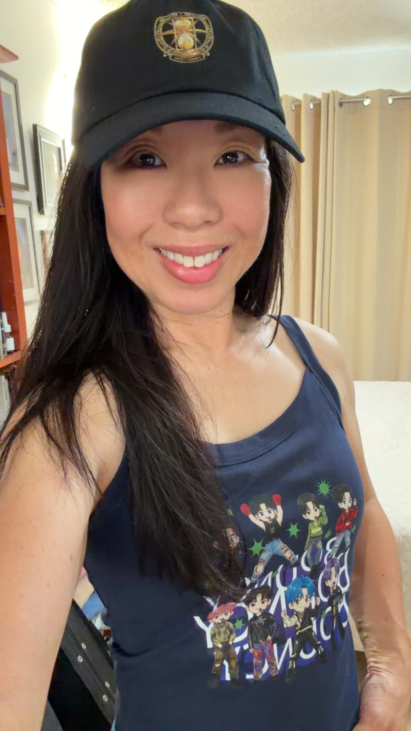 Customer photo review of Women’s micro-rib tank top_Bouncy