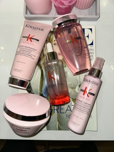 Customer photo review of Kérastase - Genesis Haircare Set for Weakened Normal to Dry Hair